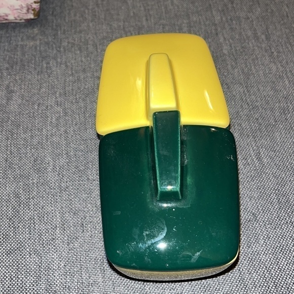 4 pc VTG Franciscan Tempo El Patio Toast Set Condiment Jam Jelly Yellow/Green - Picture 5 of 7